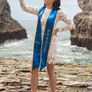 reinhart floral asymmetrical mesh dress white